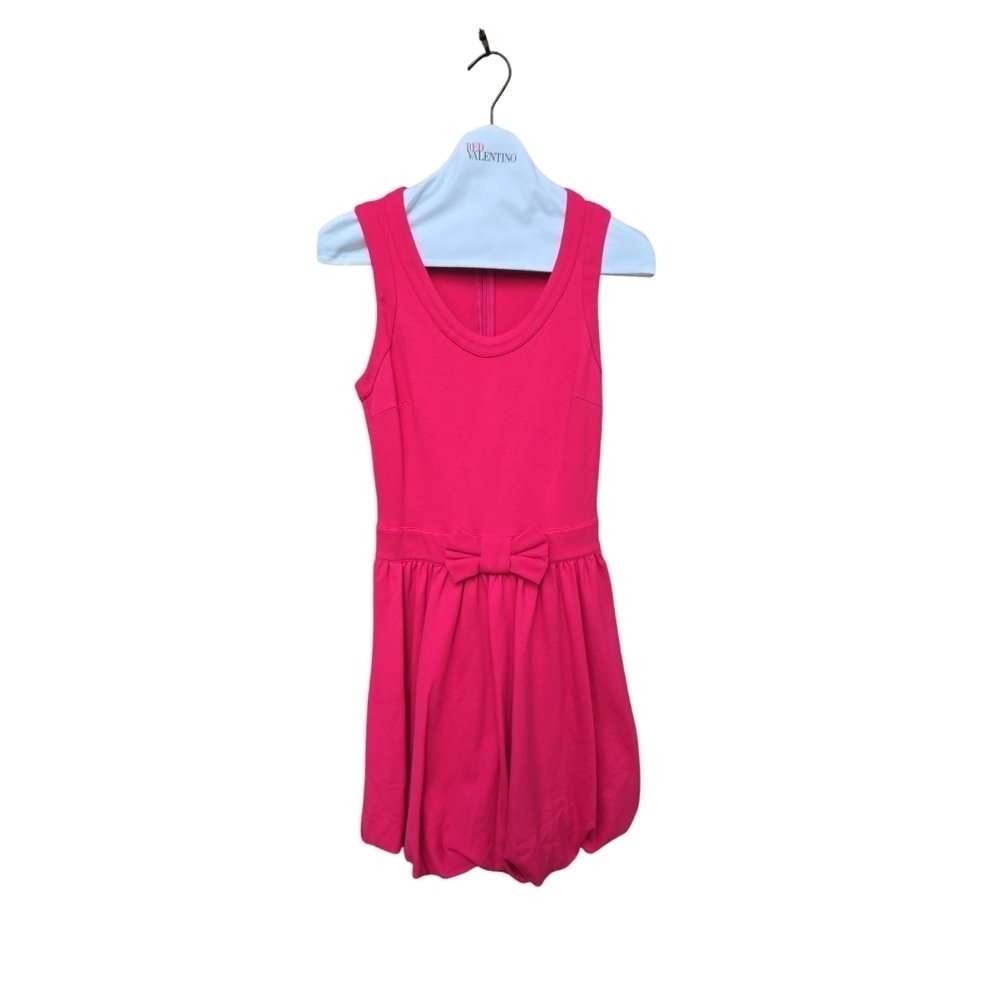 Red Valentino Bow-Waist Sleeveless Dress- Macaroon Size S - Picture 2 of 6
